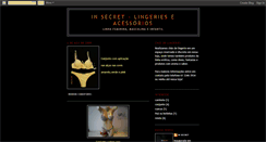 Desktop Screenshot of insecret-lingerie.blogspot.com