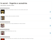 Tablet Screenshot of insecret-lingerie.blogspot.com