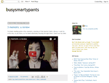 Tablet Screenshot of busysmartypants.blogspot.com