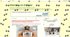 Desktop Screenshot of mascotasenelhogar.blogspot.com