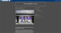 Desktop Screenshot of gallerybrown.blogspot.com