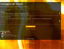 Tablet Screenshot of compagniadeitransitidanza.blogspot.com