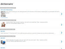 Tablet Screenshot of dictionnairescarolineblackburn.blogspot.com