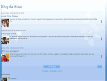 Tablet Screenshot of alicedelacerda.blogspot.com