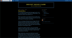 Desktop Screenshot of brightmoonfarm.blogspot.com
