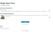 Tablet Screenshot of brightmoonfarm.blogspot.com