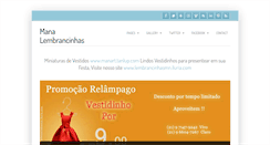 Desktop Screenshot of lembrancinhas-manart.blogspot.com