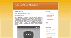 Desktop Screenshot of colordepelodemoda.blogspot.com