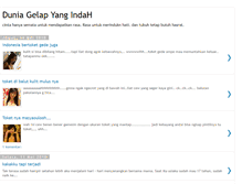 Tablet Screenshot of duniagelapyangindah.blogspot.com