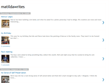 Tablet Screenshot of matildawrites.blogspot.com