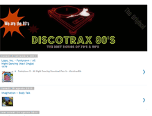 Tablet Screenshot of discotrax-discotrax80s.blogspot.com