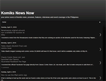 Tablet Screenshot of komiksnews.blogspot.com