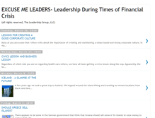 Tablet Screenshot of excusemeleaders.blogspot.com