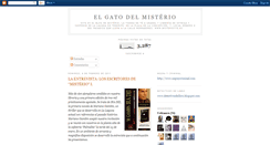 Desktop Screenshot of elgatodelmisterio.blogspot.com