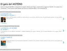 Tablet Screenshot of elgatodelmisterio.blogspot.com