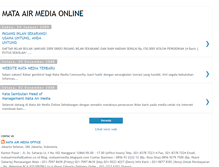 Tablet Screenshot of mataairmedia.blogspot.com