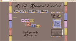 Desktop Screenshot of mylifexpressedfreebies.blogspot.com