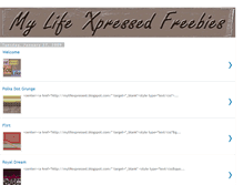 Tablet Screenshot of mylifexpressedfreebies.blogspot.com