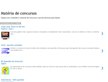 Tablet Screenshot of passandoemconcurso.blogspot.com