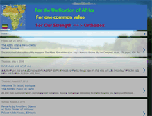 Tablet Screenshot of orthodoxforafrica.blogspot.com