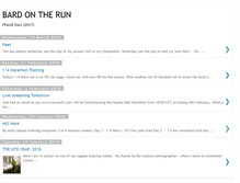 Tablet Screenshot of bardontherun.blogspot.com