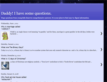 Tablet Screenshot of daddyanswers.blogspot.com