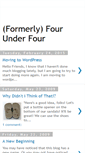 Mobile Screenshot of fourunderfour.blogspot.com