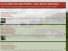 Tablet Screenshot of loultimoensanpedro.blogspot.com