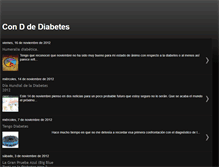 Tablet Screenshot of conddediabetes.blogspot.com