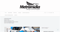 Desktop Screenshot of metromidia.blogspot.com