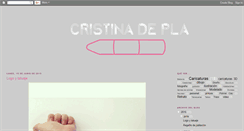 Desktop Screenshot of cristinadepla.blogspot.com