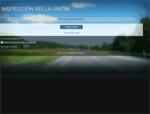 Tablet Screenshot of inspeccion-bellaunion.blogspot.com