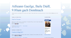 Desktop Screenshot of aifreanngaeilge.blogspot.com