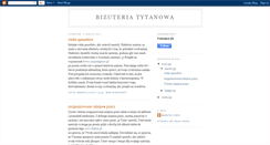 Desktop Screenshot of bizuteria-tytanowa-r3d.blogspot.com