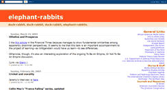 Desktop Screenshot of elephantrabbits.blogspot.com