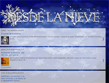 Tablet Screenshot of desdelanieve.blogspot.com