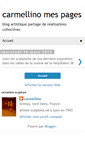 Mobile Screenshot of carmellinomespages.blogspot.com