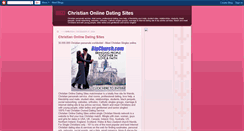 Desktop Screenshot of christian-online-dating-sites.blogspot.com