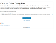 Tablet Screenshot of christian-online-dating-sites.blogspot.com