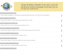Tablet Screenshot of institutionofelectronics.blogspot.com