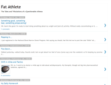 Tablet Screenshot of fatathlete.blogspot.com