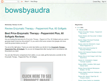 Tablet Screenshot of bowsbyaudra.blogspot.com