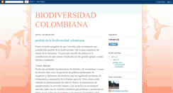 Desktop Screenshot of biodiversidadcolombiana123.blogspot.com