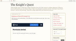 Desktop Screenshot of jpiiknightsquest.blogspot.com