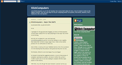 Desktop Screenshot of klickcomputers.blogspot.com