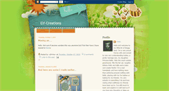 Desktop Screenshot of elf-creations.blogspot.com