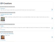 Tablet Screenshot of elf-creations.blogspot.com