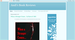 Desktop Screenshot of andisbookreviews.blogspot.com