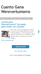 Mobile Screenshot of cuantoganawerevertumorro.blogspot.com