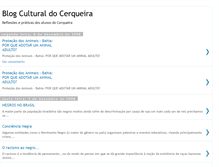 Tablet Screenshot of blogculturaldocerqueira.blogspot.com